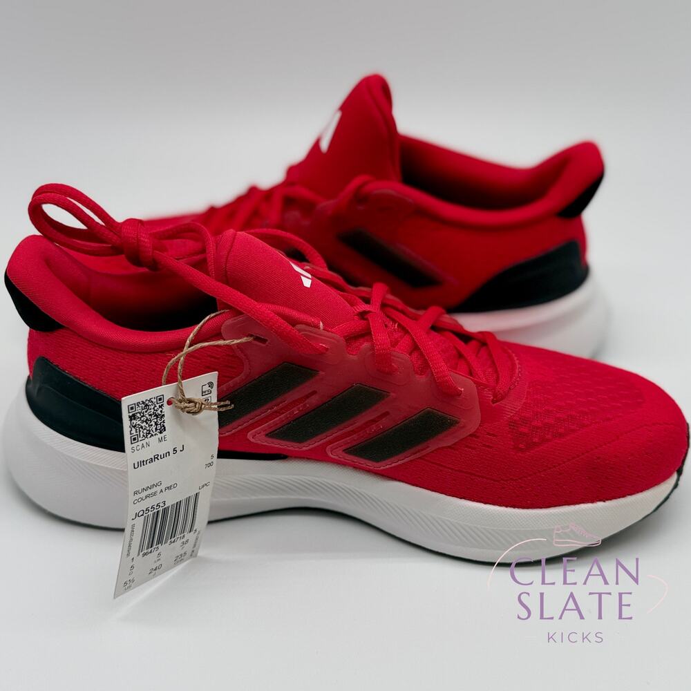 Adidas Ultrarun 5.0 Junior Red Women's 5.5 NWT